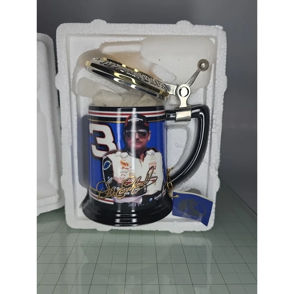 Dale Earnhardt Collector Beer Stein Tankard #3 by the‎ Franklin Mint 12 oz